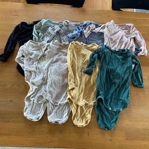 Kyte Baby Long Sleeve Bodysuit size 6-12 months - 9 in total